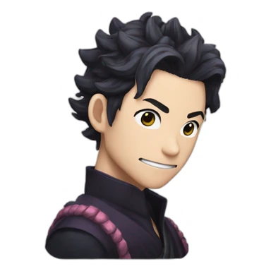 Tanjiro demon slayer sticker