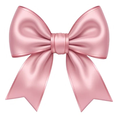 Uilight pink bow on light pink bow sticker
