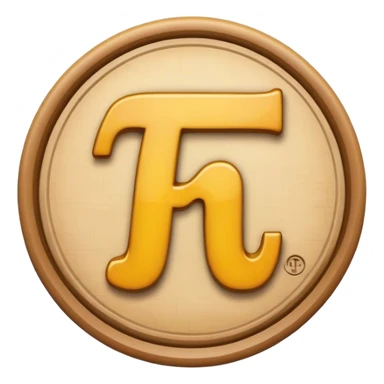 Pi symbol sticker