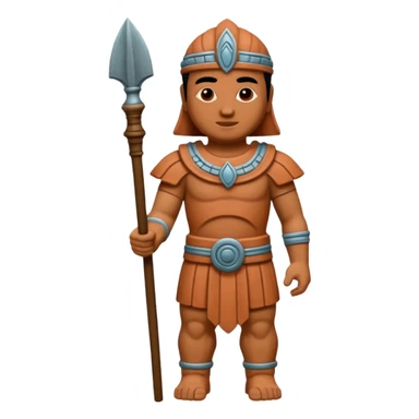 Terracotta guardian,Museum Statues. sticker