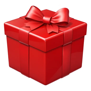 christmas box sticker