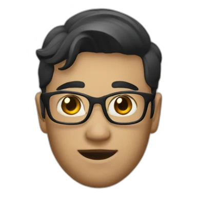 Noir roux chinois sticker