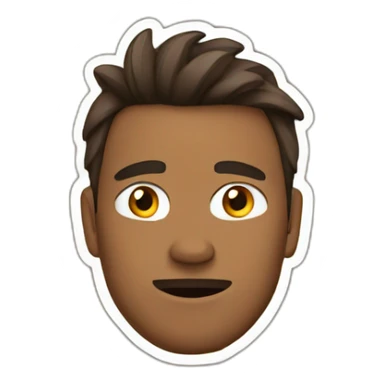 brown-rugbyman sticker