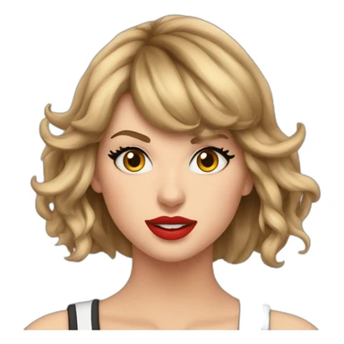 taylor-swift-bj-face sticker