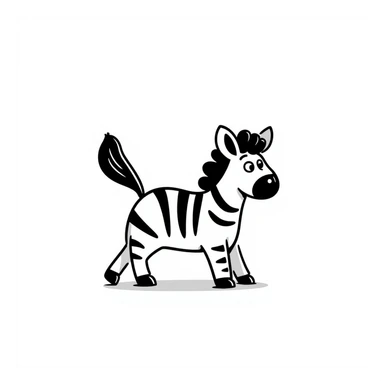 Zebra sticker
