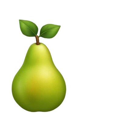 Jeans pocket with a pear in it sticker