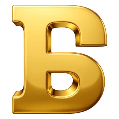 G59 Text emoji image wirtten in 3d gold letters sticker