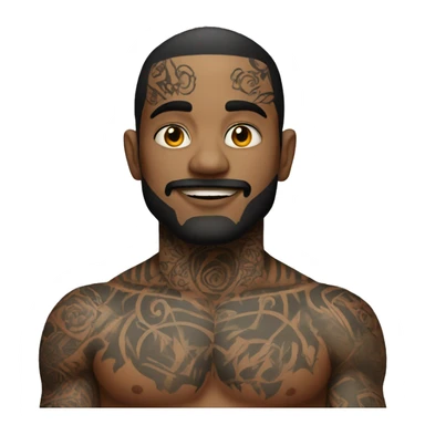 tattooed man very attractive sticker