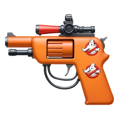 gun Ghostbusters emodji sticker