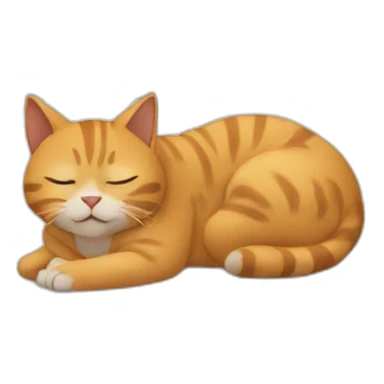 Gatinha dormindo sticker