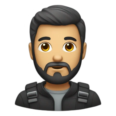 mac developer with beard sticker