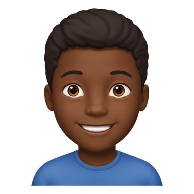 Black boy thick sticker