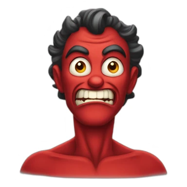 cartoon satan incredulous sticker