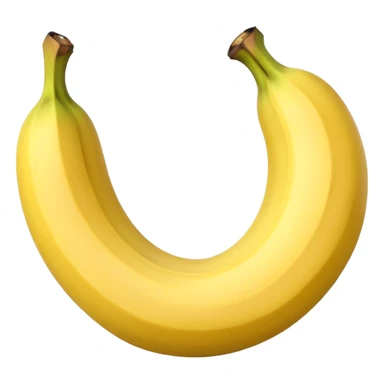 peeled half banana sticker