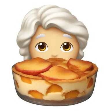 peach cobbler sticker
