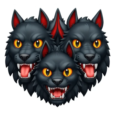 cerberus emoji sticker