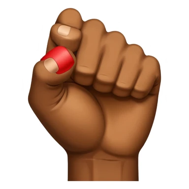 punch (only hand) sticker