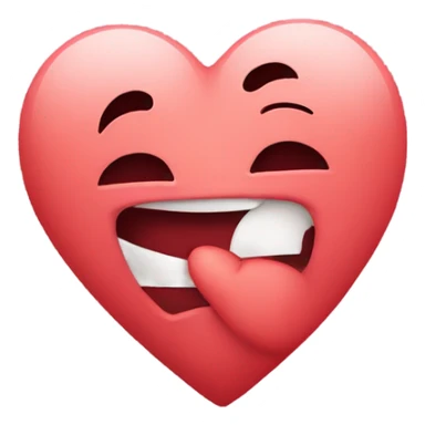 heart hugging heart sticker