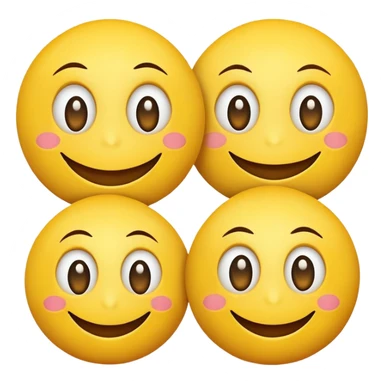 yellow smiley face with eyes looking in different directions  sticker