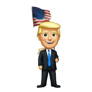 Trump wins America  sticker