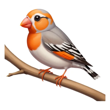 Zebra Finch bird sticker