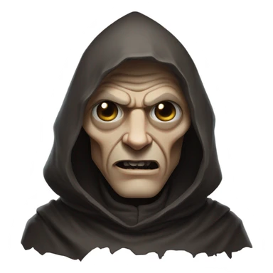 an evil monk sticker