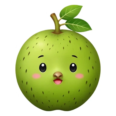 Something in green, cute, can be used for daily use, no meaning, inspired by chinese culture and kiwi fruit, no context  sticker