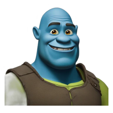 blue-shrek sticker