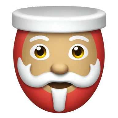 santa toilet bowl sticker