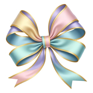 rococo regency ribbon sticker