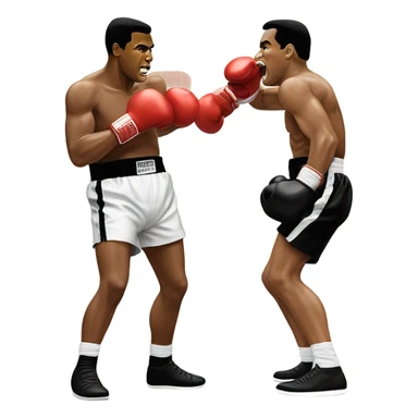Muhammad Ali boxing ￼ sticker