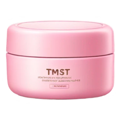 aesthetic pink jar of face cream  sticker