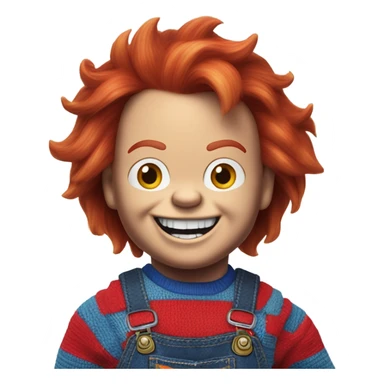 Chucky in sf sticker