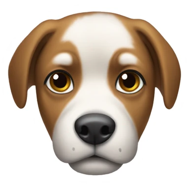 Dog wearing huddle  sticker