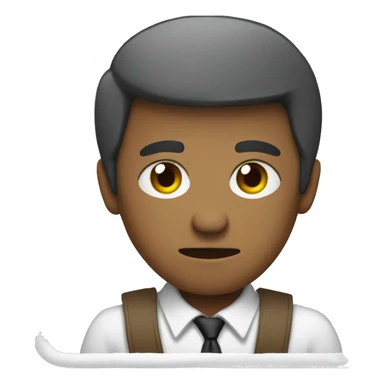 Crossing arms while mad sticker