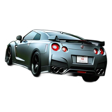 Driving down the hill at 152 mph in Nissan GTR should be r36 sticker