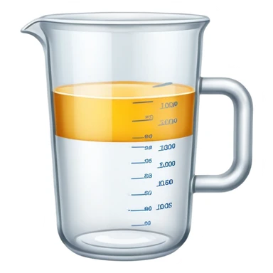 measuring cup for drinks sticker