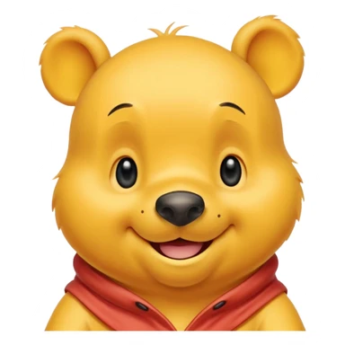 Winnie the Pooh cartoon emoji sticker