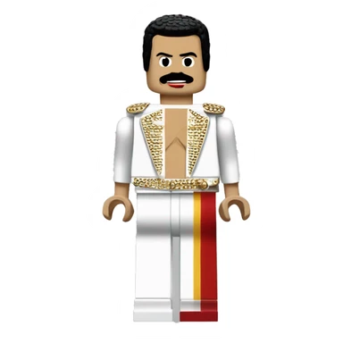 FREDDIE MERCURY lego full body sticker