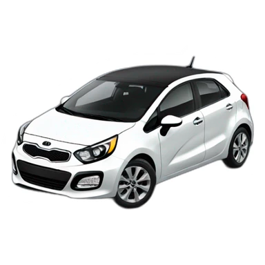 Kia rio negro sticker