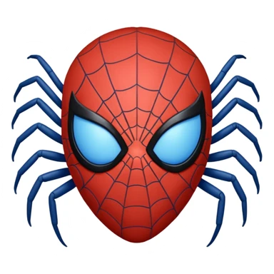 emoji de spiderman dormido sticker