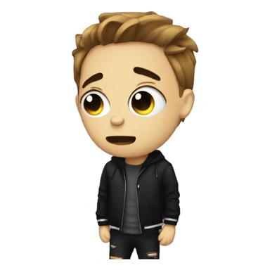 Me as an emo sticker