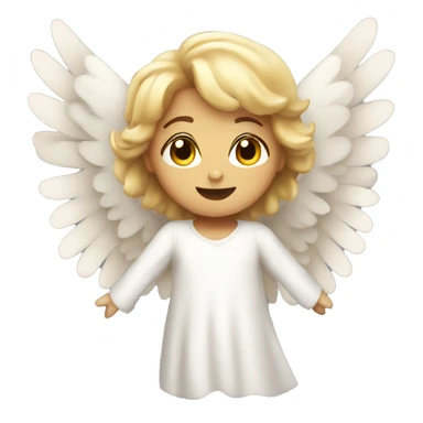 Cute Flying Angel sticker