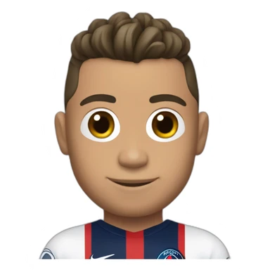 Ronaldo avec un maillot du PSG  sticker