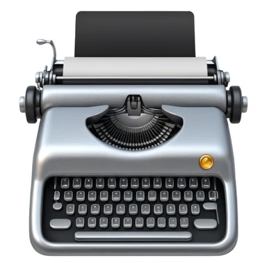 robot typewriter emoji sticker