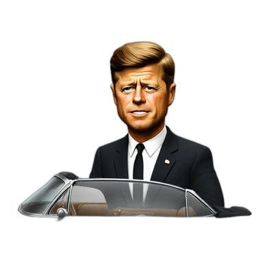 JFK on last ride sticker