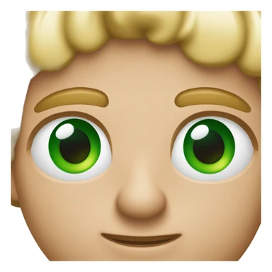 Cajera de macdonals con ojos verdes  sticker