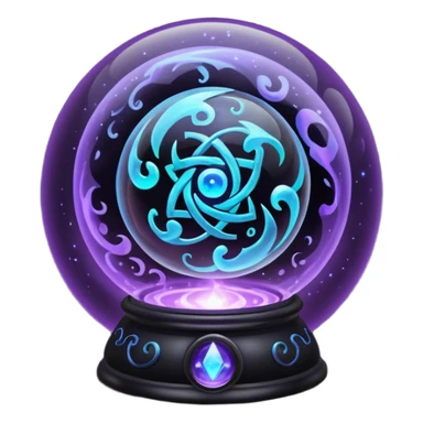 black magic sphere sticker