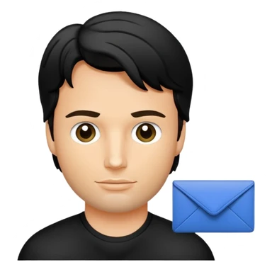 sobre de correo nombre de Tom Welling sticker