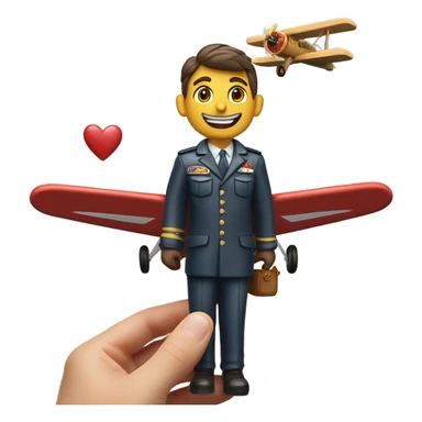 Love of a pilot  sticker